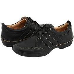 Softspots Cami Black Calf Oxfords