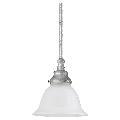 Canterbury Silver Antiquity 1-light Mini Pendant