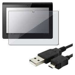 Screen Protector/ USB Cable for Sony Tablet S