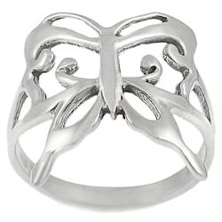 Sterling Silver Butterfly Ring