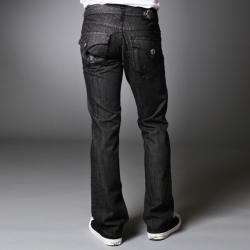 Laguna Beach Jean Company Men's Manhattan Beach Straight Leg Black Jeans