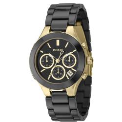 DKNY Women's Black Ceramic Bracelet Watch