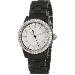DKNY Women's Black Plastic Bracelet Watch