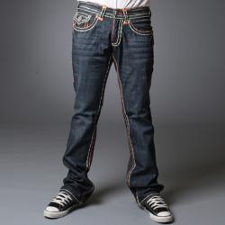 Laguna Beach Jean Company Men's 'Seal Beach' Embroidered Denim