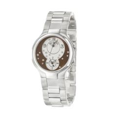 Philip Stein Women's 'Modern' Stainless Steel Quartz Diamond Watch
