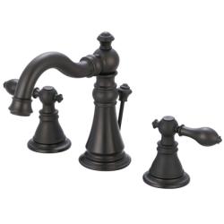 American Patriot Oil Rubbed Bronze Widespread Bathroom Faucet