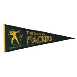 Green Bay Packers Throwback Wool Pennant