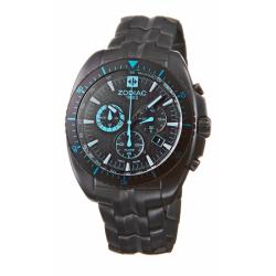 Zodiac Men's 'Speed Dragon' Black Steel Quartz Chronograph Watch