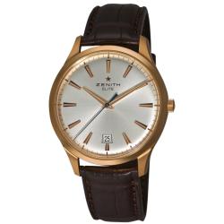 Zenith Men's 'Elite Captain Central Second' Rose Gold Watch
