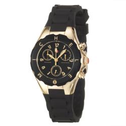 Michele Women's 'Tahitian Jelly Beans' Black Silicon Quartz Watch