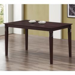 Espresso 60-inch Wood Dining Table
