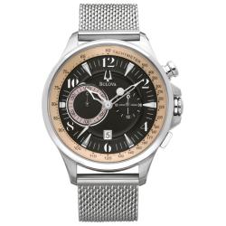 Bulova 'Adventurer' Chronograph Men's Mesh Bracelet Watch