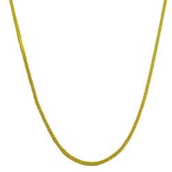14k Yellow Gold 18-inch Foxtail Chain Necklace