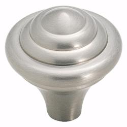 Amerock Abstractions Satin Nickel Knob (Pack of 10)