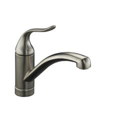 Kohler K-15075-P-BN Vibrant Brushed Nickel Coralais Decorator Kitchen Sink Faucet With Lever Handle