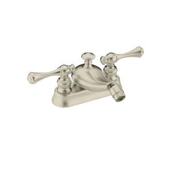 Kohler K-16131-4A-BN Vibrant Brushed Nickel Revival Centerset Bidet Faucet With Traditional Lever Handles