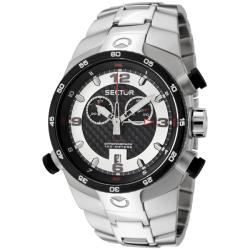 Sector Men's 'Elegance' Stainless Steel Chronograph Alarm Watch