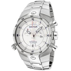 Sector Men's 'Elegance' Stainless Steel Chronograph Alarm Watch
