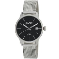 Haurex Italy Women's Leaf Black Dial Watch