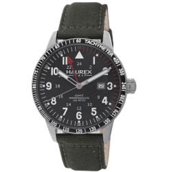 Haurex Italy Men's Red Arrow Black Dial Watch