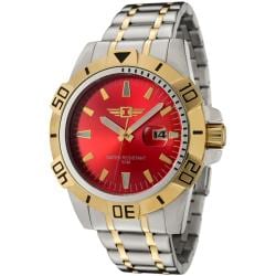 I by Invicta Men's Red Dial Two-tone Watch