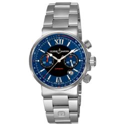 Ulysse Nardin Men's 'Maxi Marine Chronograph' Stainless Steel Watch
