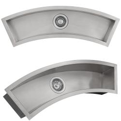 Ticor Royal Stainless Steel 16-gauge Trough Undermount Kitchen Prep Sink