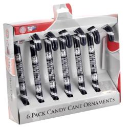 Connecticut Huskies Plastic Candy Cane Ornament Set