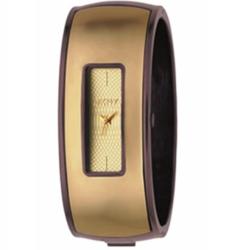 DKNY Women's Goldtone Bangle Bracelet Watch