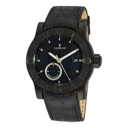 Corum Men's 'Romulus' Power Reserve Black Dial Automatic Watch