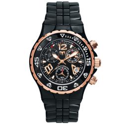 TechnoMarine Men's 'MoonSun' Rose Gold Steel and Ceramic Quartz Watch
