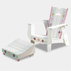Disney Princess Adirondack Outdoor Chair and Ottomon Set