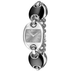 Gucci Women's 'Marina' Mirror Dial Black Ceramic Bracelet Watch