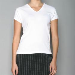 Golftini Women's White V-neck Golf Shirt<br />