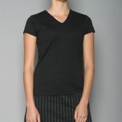 Golftini Women's Black V-neck Golf Shirt<br />