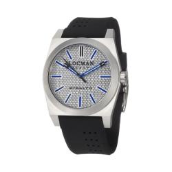 Locman Men's 'Sport' Stainless Steel and Rubber Quartz Date Watch