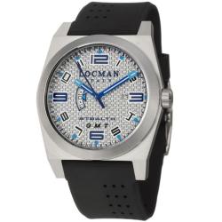 Locman Men's 'Sport' Stainless Steel and Rubber Quartz Date Watch