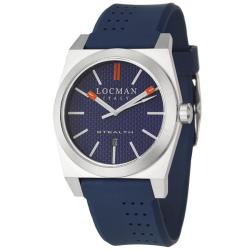 Locman Men's 'Sport' Stainless Steel and Rubber Quartz Date Watch