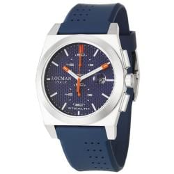 Locman Men's 'Sport' Stainless Steel and Rubber Quartz Date Watch