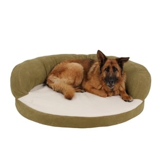 Carolina Pet Sage Green Ortho Sleeper Bolster Pet Bed