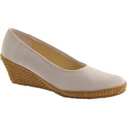 Women's Beacon Shoes Newport White Canvas