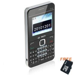 dr. Tech IP88 Dual SIM Unlocked Black Cell Phone with Micro 16GB Memory Card