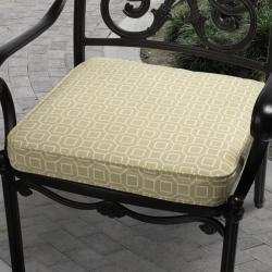Kate Kiwi Green Outdoor Cushion with P. Kaufmann Fabric