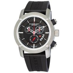 Burberry Men's 'Sport Chronograph' Black Rubber Strap Watch
