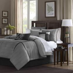Madison Park Meyers Grey 7-piece Comforter Set