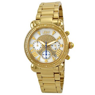 JBW Women's Gold Steel 'Bronx Gold' Diamond Watch