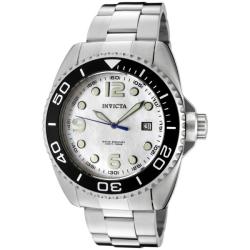 Invicta Men's Pro Diver White MOP Stainless Steel Watch