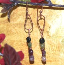 Susen Foster Copper Tour De France Tourmaline Earrings