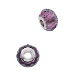 Amethyst 14mm Crystal BeCharmed Briolette Bead