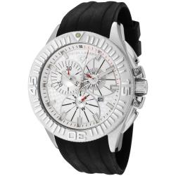 Swiss Legend Men's Evolution Black Rubber Chronograph Watch